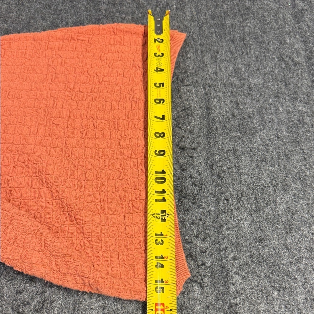 Free People Orange Textured Mini Dress - Picture 8 of 8
